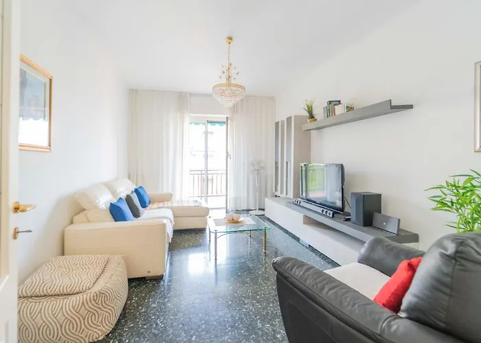 193 - Casa Via Della Chiusa - Centralissimo E Vicino Baia Del Silenzio, E Mare 150m - Parcheggio Gratis Incluso E Aria Condizionata Lägenhet Sestri Levante